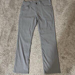 Spyder Pants Men’s 34x30 Gray Stretch Nylon Casual Outdoor Performance Hiking